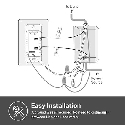 Kasa Smart Kasa Matter Smart Dimmer Switch: Voice Control w/Siri, Alexa & - Image 9