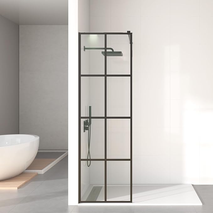 Mainzel 24" W x 76" H Fixed Shower Glass Panel, Frameless 3/8" ANSl Tempered - Image 4