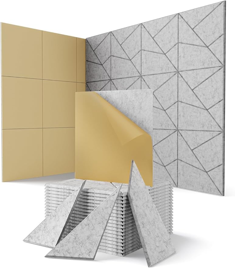 Topnaca 18 Pack Acoustic Panels Sound Absorbing by Topnaca