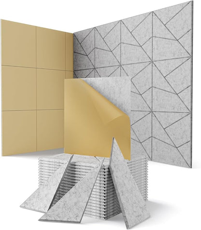 Topnaca 18 Pack Acoustic Panels Sound Absorbing by Topnaca