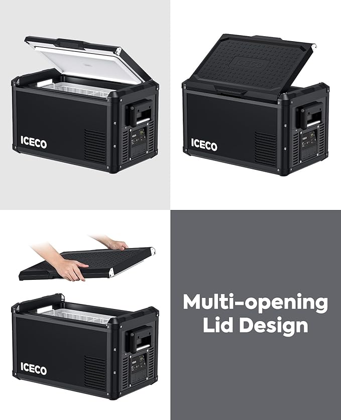 ICECO VL35 ProS 12V Refrigerator, 37 Qt Portable Freezer, Compact Metal Car - Image 6