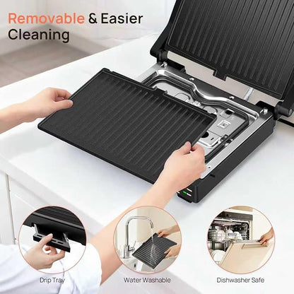 Electric Indoor Grill, 1600W Electric Grill - Image 7
