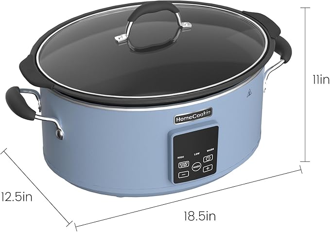 HOMECOOKIN Slow Cooker, Extra Large 10 Quart Digital Programmable Slow Cookers - Image 3