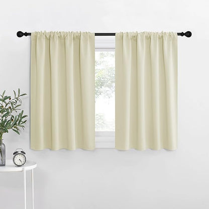 NICETOWN Kitchen Curtains, Short Blackout Curtains & Drapes, Small Window by NICETOWN