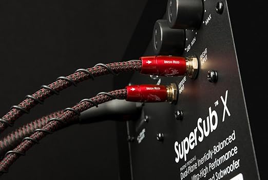 AudioQuest 2m Irish Red RCA Audio Cable Black - Image 2