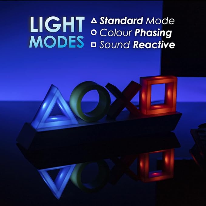 Paladone Playstation Heritage Icons Light, Desktop Game Room Lighting - Image 4