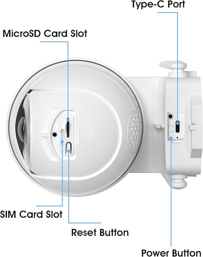 4G LTE Cellular Security Camera Outdoor, Wireless Solar Powered, no WiFi - Image 8