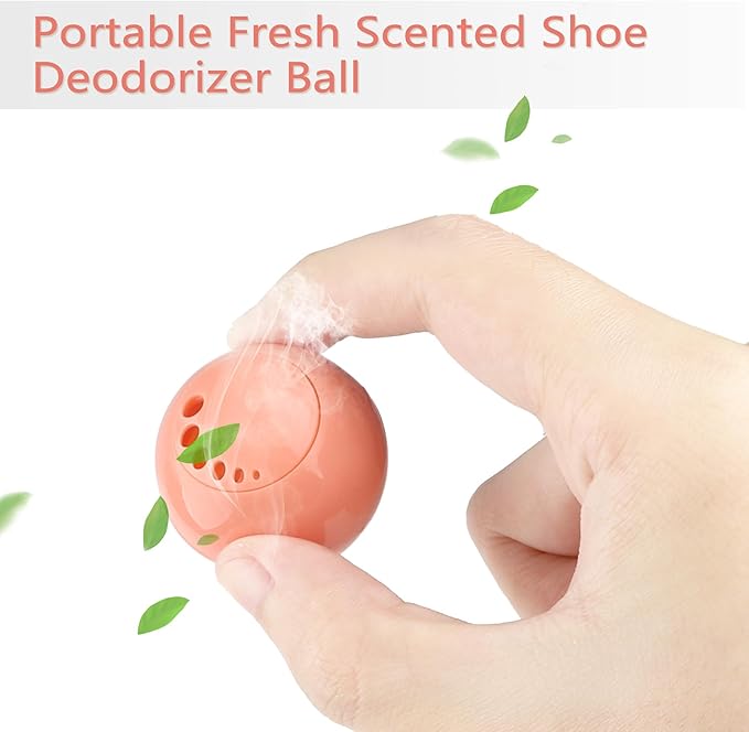 Knixmax Shoe Deodorizer Balls, Boot Deodorizing Shoe Odor Eater Ball Sneaker - Image 4
