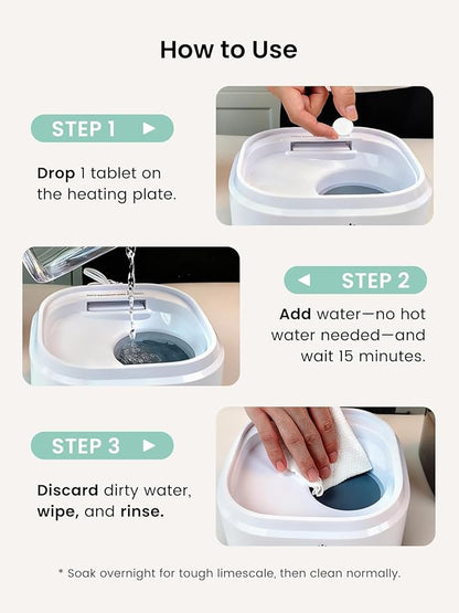 GROWNSY Descaling Tablets for Bottle Warmer & Sterilizer, Daily Essential - Image 7