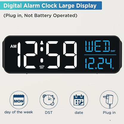 Peakeep Large Display Digital Alarm Clock - Image 2