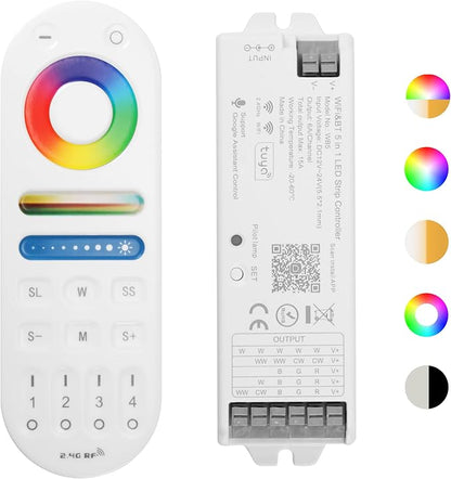 HUSUKU RS Series RGB CCT LED Controller Kit, 12-24V 180W-360W, RF Wireless by HUSUKU