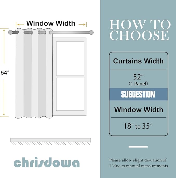 ChrisDowa Grommet Blackout Curtains - Image 5