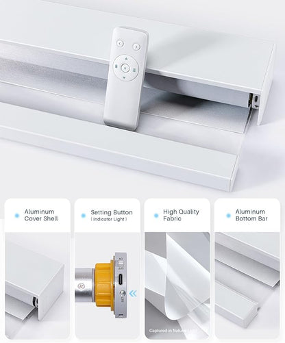 Smart Zebra Blinds for Windows, Alexa Motorized Blinds - Image 7