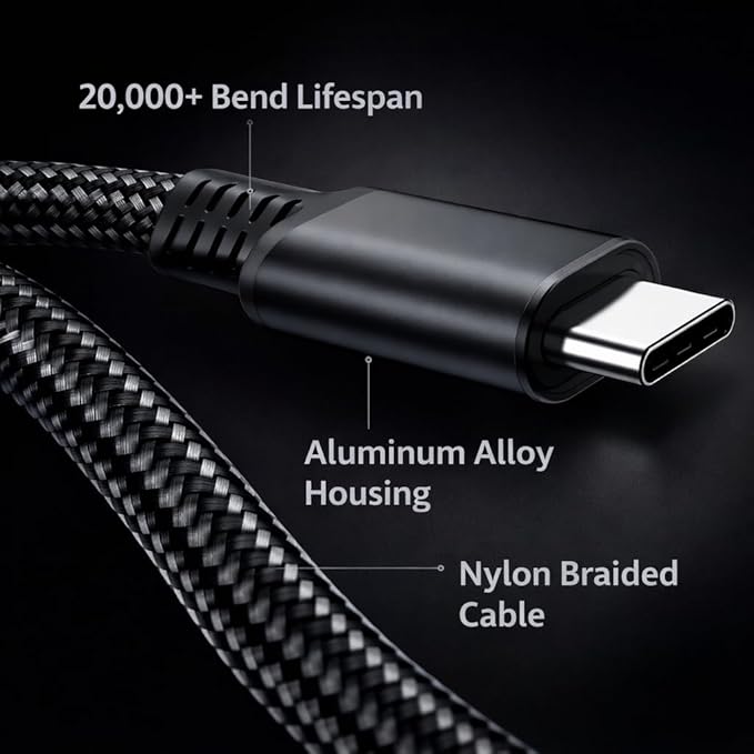 Mizi USB-C Headphone and Charging Adapter 3-in-1 – Type-C to 3.5mm Audio Jack + - Image 4