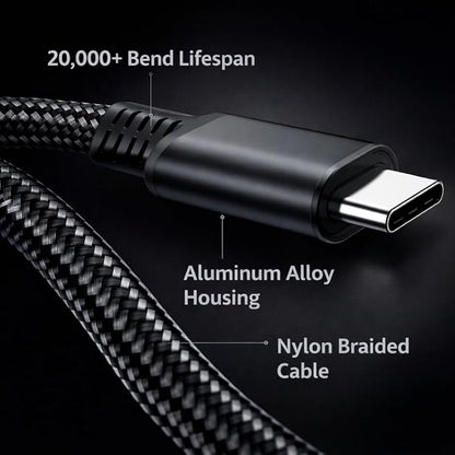 Mizi USB-C Headphone and Charging Adapter 3-in-1 – Type-C to 3.5mm Audio Jack + - Image 4