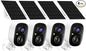 2K FHD Solar Powered Security Cameras Wireless Outdoor, WiFi Wireless Cameras by Tziarp