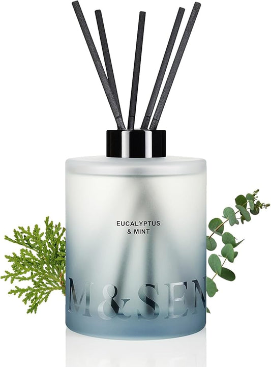 M&SENSE Eucalyptus & Mint Reed Diffuser Set by MSENSE