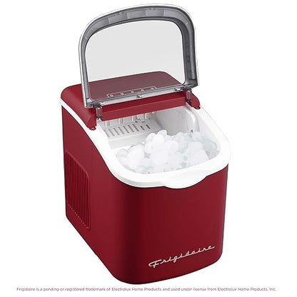 FRIGIDAIRE Retro Compact Ice Maker Machine, Bullet Ice, 26 lb per Day - Image 7
