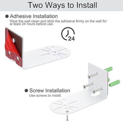 Sumnacon 2PCS Wall Mount Camera Shelf- Metal Small Wall Shelf - Image 6