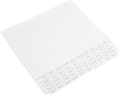 Exhibitindexes® State Divider Tabs/Indexes 3 Hole Punched - Image 3