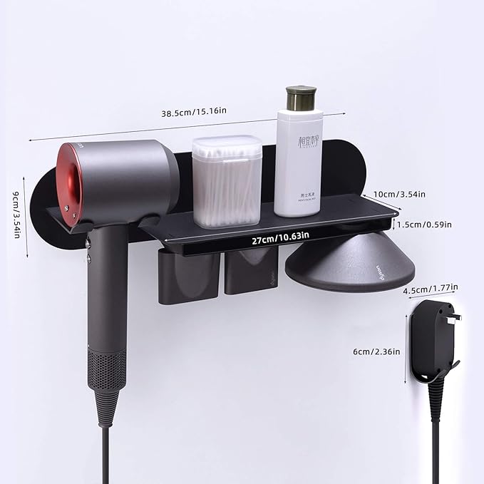 FLE Hair Dryer Holder Wall Mounted - Image 5