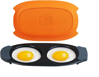 Quick-Heat Microwave Egg Cooker|Poacher|fryer, Dishwasher-Safe, Save Time by MKYSAIL