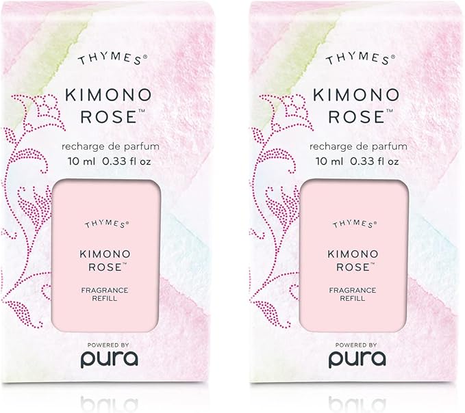 Thymes Kimono Rose Pura Smart Home Plug-in Diffuser Refills by Thymes