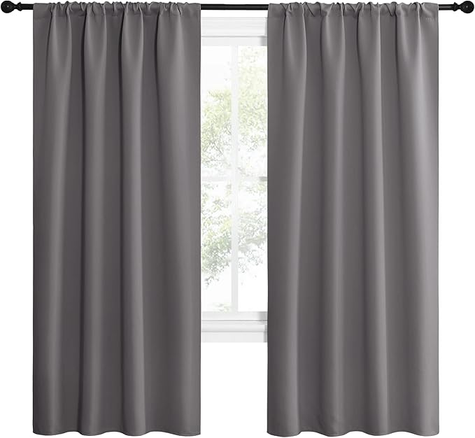 NICETOWN Blackout Curtains 72 for Office - Image 2