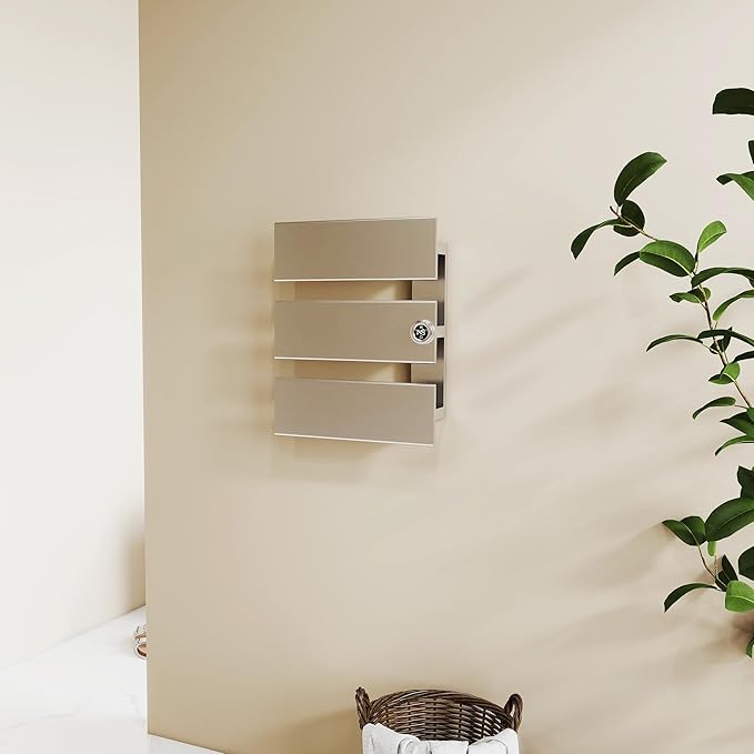 P&Bhusri Electric Heated Towel Rack, Fast Heating and Drying - Image 2