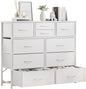 LUMTOK 10-Drawer Dresser, Fabric Storage Dressers Drawers by LUMTOK