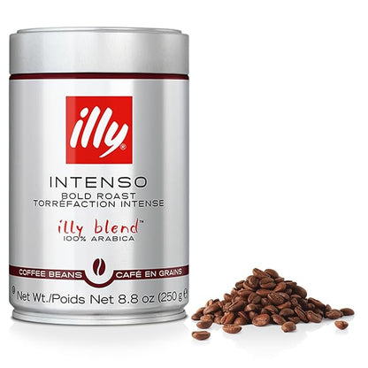 Illy Intenso Whole Bean Coffee, Dark Roast, Robust And Full Flavored by illy