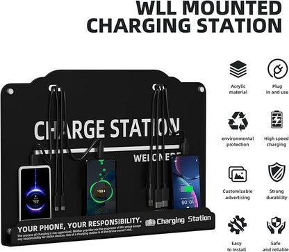 Wall Mounted Cell Phone Charging Station Mobile Phone Charging Station | Fast - Image 7