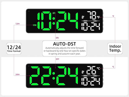 Large LED Digital Wall Clock - Image 5