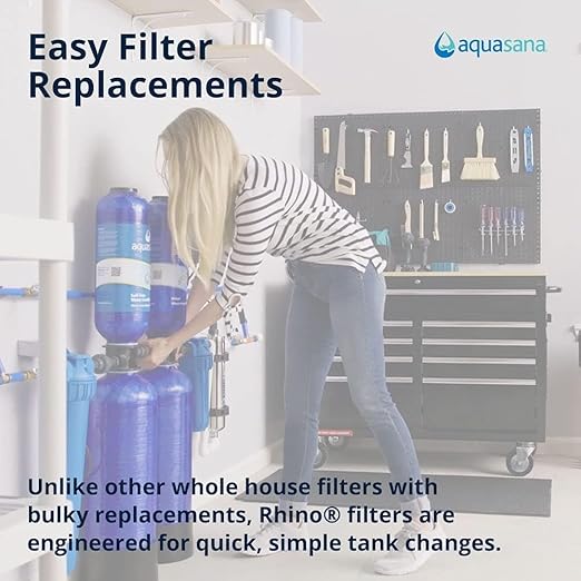 Aquasana Whole House Max Flow Water Filter | 1, 000 Gallons | Salt-Free - Image 8