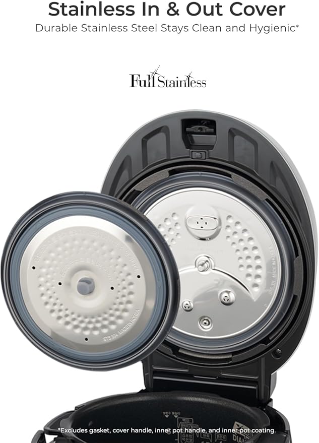 CUCKOO High Pressure Rice Cooker 10-Cup Uncooked / 20-Cup Cooked - Image 8
