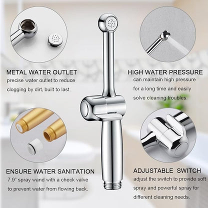 Handheld Bidet Sprayer for Toilet, Hand Held Bidet Attachment, Cloth Diaper - Image 9