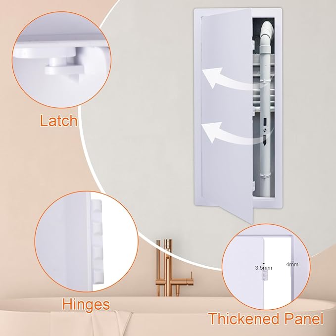 Suteck Plumbing Access Panel for Drywall Ceiling 14 x 29 Inch Reinforced - Image 5