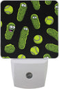 Pigsaly Led Night Light Cartoon Pickle Ball Night Light Plug in Wall Lamp Smart by Pigsaly