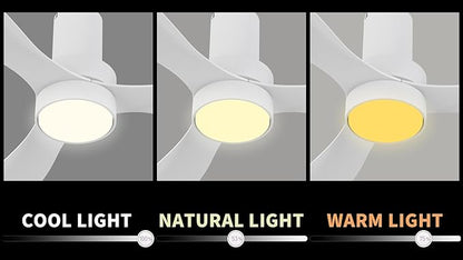 SMAAIR 52" Smart Flush Mount Ceiling Fans - Image 4