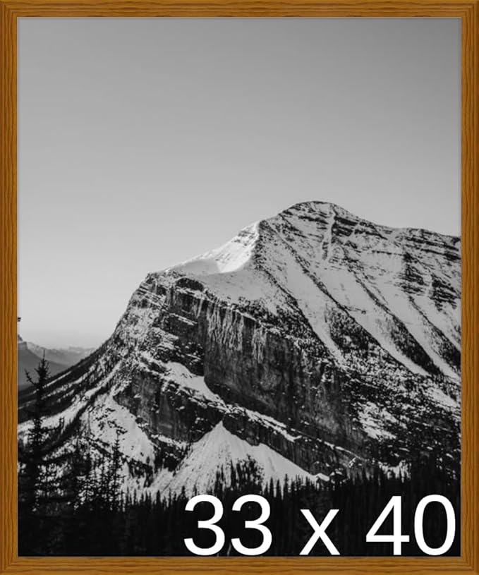 Frame It Easy 33 x 40 Hazel Wood Frame by FrameItEasy