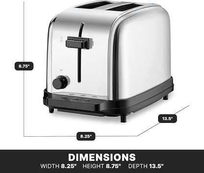 Waring Commercial WCT702 2-Slice Commercial Light Duty Pop-Up Toaster, 5-15 - Image 3