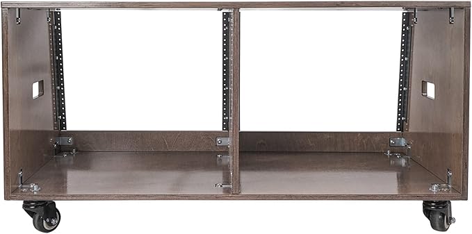 Sound Town DIY 2 x 8U Slanted Studio Rack - Image 4