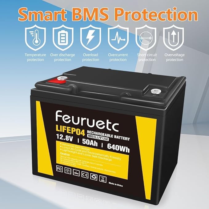 12V 50Ah Lithium Battery - Image 5