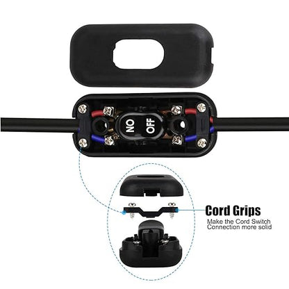 Inline Cord Switch 2 Pack, AC 250V 6A On/Off Lamp Control Appliance Switch - Image 2