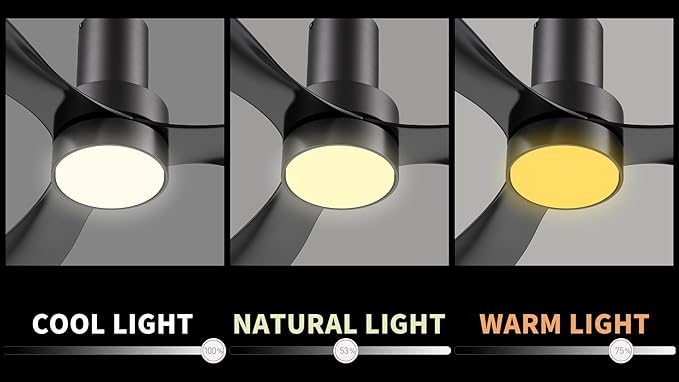 SMAAIR 52" Smart Flush Mount Ceiling Fans - Image 4