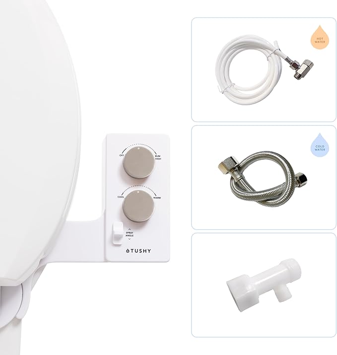 TUSHY Spa Warm Water Bidet Attachment by TUSHY