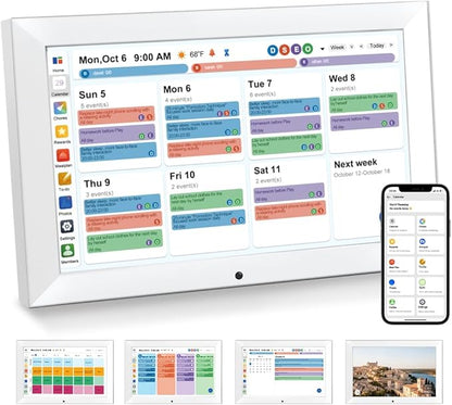 CAZOKASI Smart Digital Calendar Family Planner Chore Chart HD Touchscreen Meal by CAZOKASI