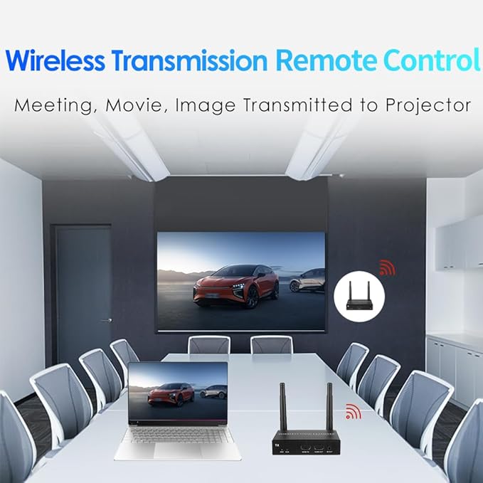 EXVIST 100M 1080P 60FPS Wireless HDMI Extender 1x Receiver Only, IR Support - Image 4