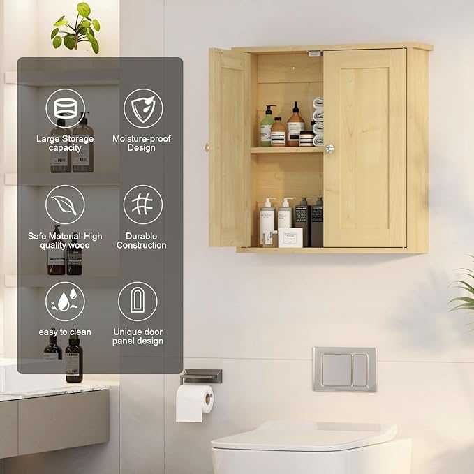 Bathroom Wall Cabinet, Medicine Cabinets - Image 3