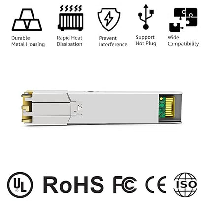 OPSTRAN 10/100/1000BASE-T SFP SGMII Copper Transceiver Module Compatible - Image 3
